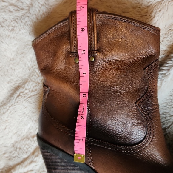 Lucky Brand Dark Brown Ankle Boots Heeled - Picture 11 of 16